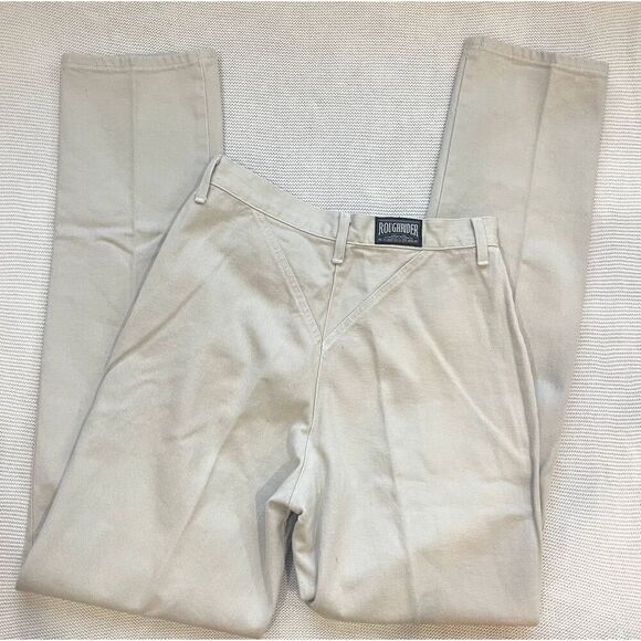 Vintage Roughrider Tan Jeans By Circle T - Picture 11 of 11
